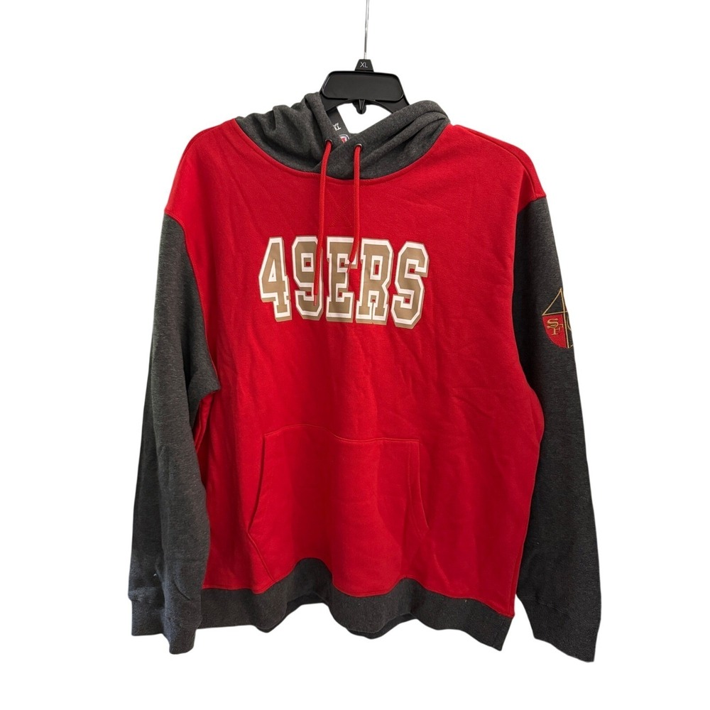 49ers Hoodie San Francisco Football Pullover Sweatshirt Mens XL‎ NWT